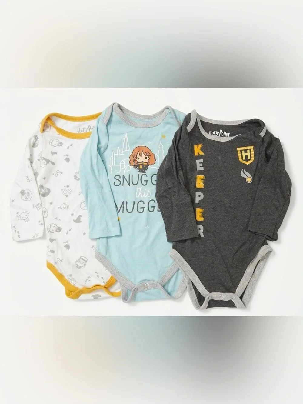 Harry Potter 3 Pc. Long Sleeve Onsies 18 Months